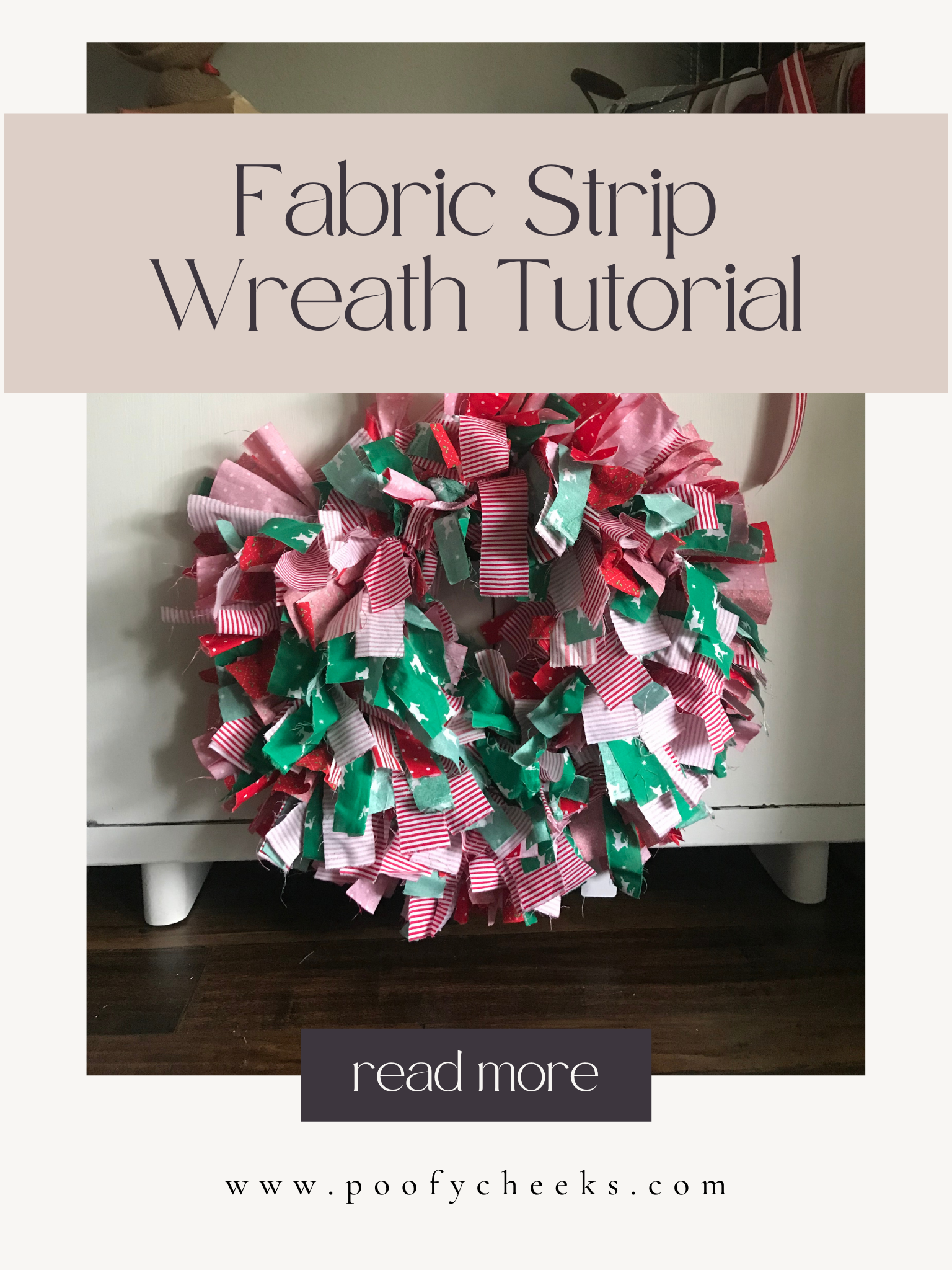 Fabric Strip Wreath Tutorial