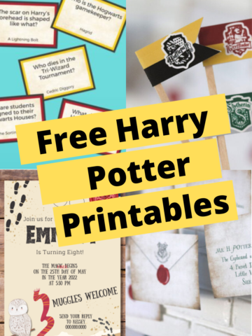 Free Harry Potter Party Printables