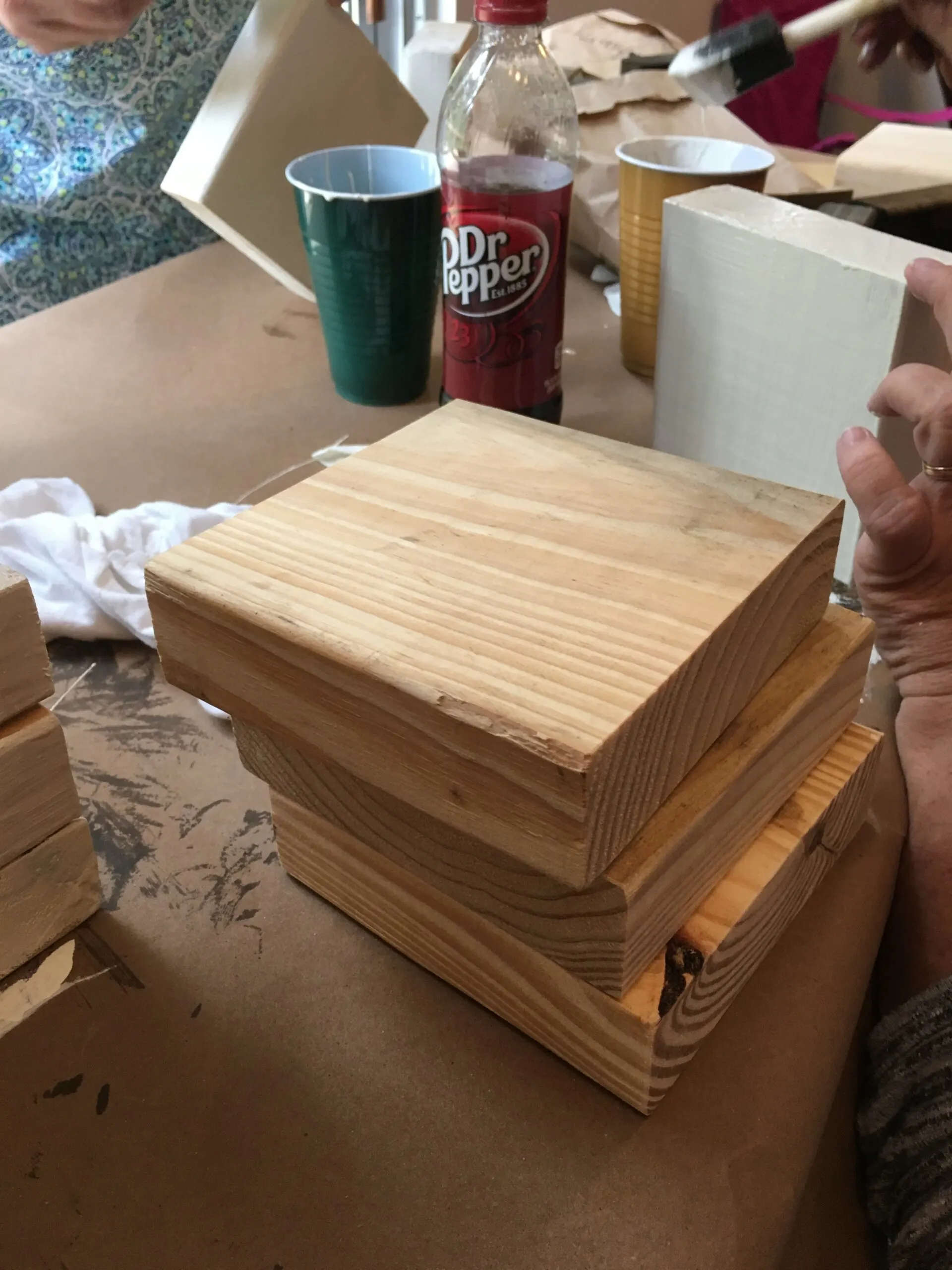 DIY Wooden Scrabble Blocks