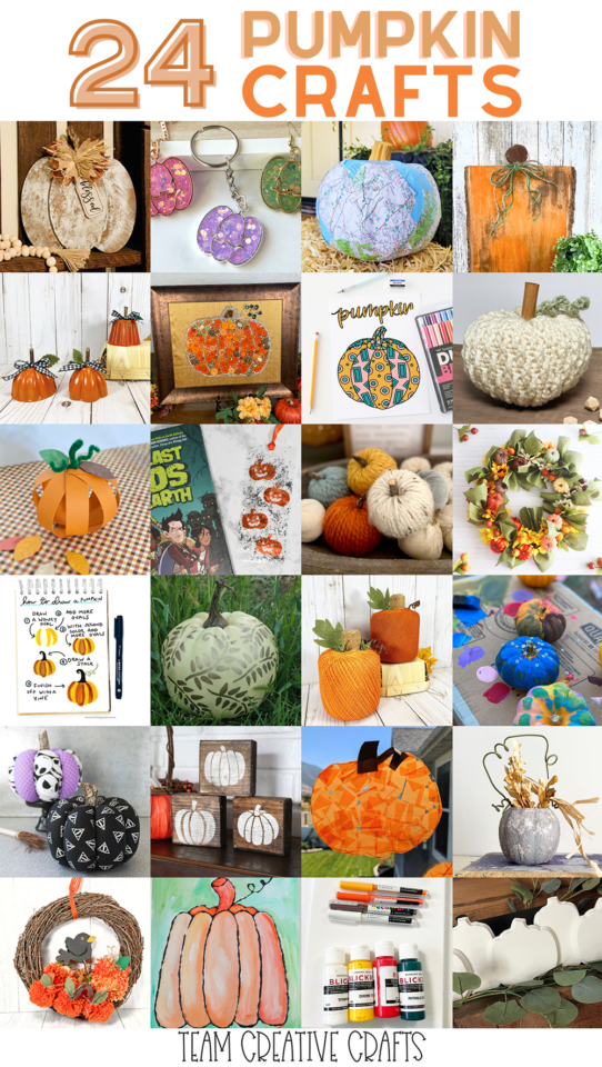 DIY Wooden Pumpkin Blocks and Pumpkin Crafts - Poofy Cheeks