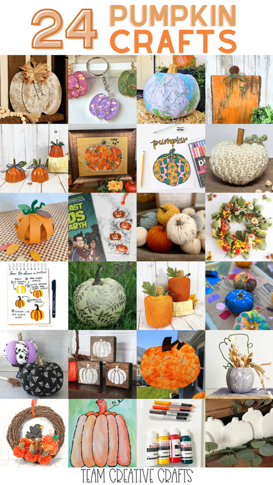 Diy Wooden Pumpkin Blocks And Pumpkin Crafts - Poofy Cheeks