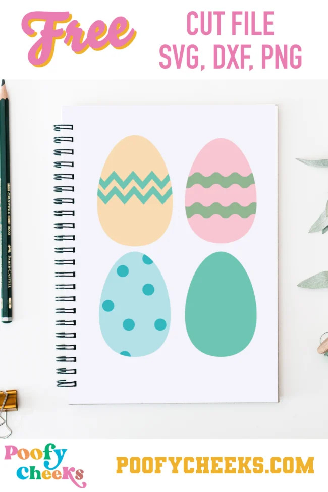 Easter Egg Cut & Print SVG PNG