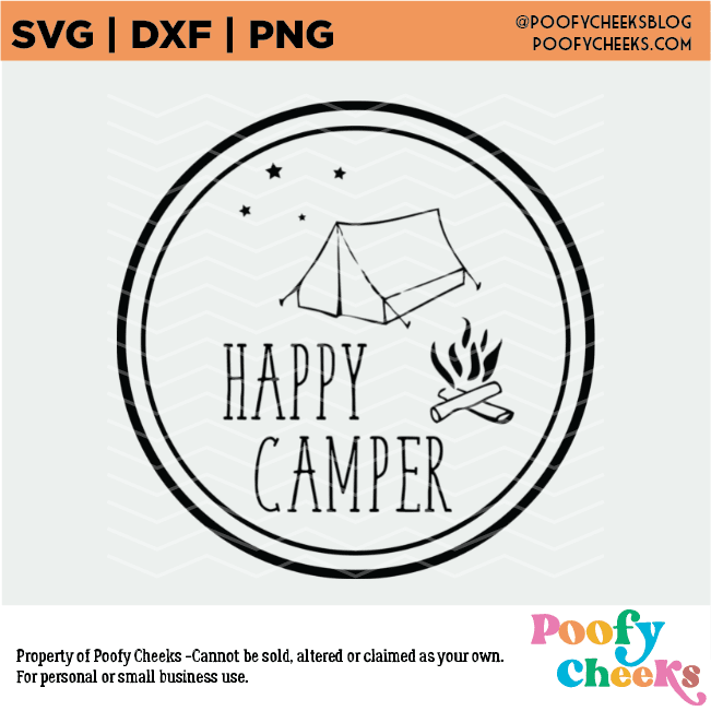 Happy Camper Svg