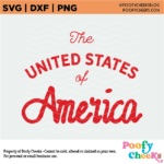 The United States of America SVG