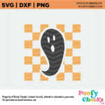 Trendy Ghost SVG, PNG, DXF