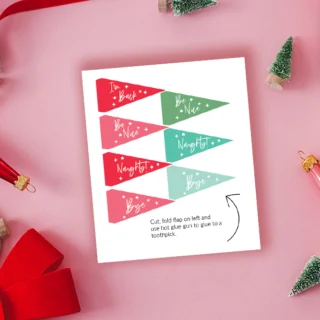 Adorable Mini Playing Cards Printable - Use with a Christmas Elf!
